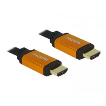 HDMI kabelis DeLOCK 85728 1,5 m Type A juodas auksuotas
