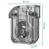 Leitz tiesaus pjovimo peiliukas, skirtas Precision Office Trimmer, 15 lapų, plastikas, plienas, pilka, 14 mm, 40 mm, 48 mm