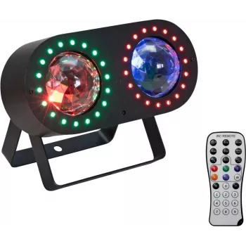 EUROLITE LED efektinis šviestuvas DMF-3 Hybrid Flower Effect 3 viename – LED sceninis/vakarėlių efektas