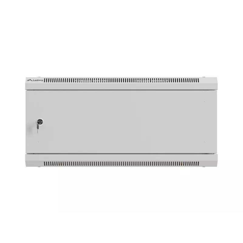 Sieninis 19 colių montavimo spintas LANBERG WF01-6404-00S 4U 600×450 mm, pilkas