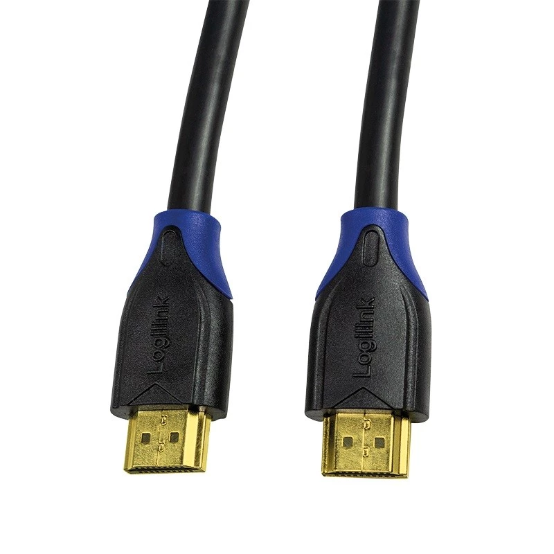 LogiLink CH0062 HDMI laidas 2 m juodas 4K UHD garso grįžtamasis kanalas auksuoti kontaktai