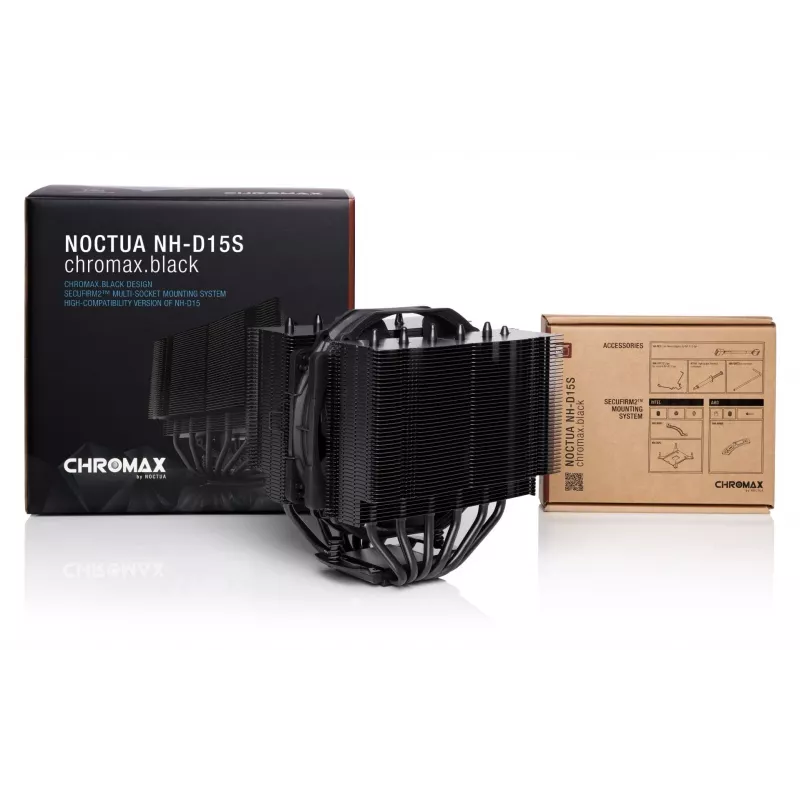 Noctua NH-D15S chromax.black procesoriaus aušintuvas 14 cm 1 vnt.