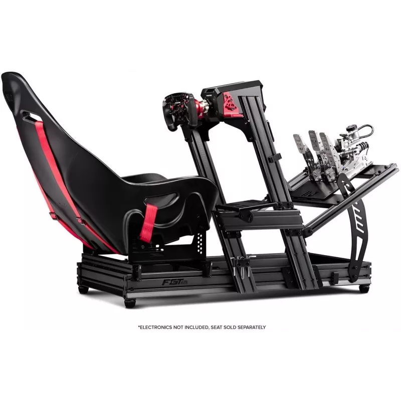Next Level Racing F-GT Elite Formula & GT Aliuminio profilio lenktynių simuliatoriaus kabina – šoninio ir priekinio tvirtinimo versija (396039)