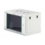 Sieninis 19 colių stovo spintas DIGITUS Dynamic‑N DN-37100, 7U, 600x450 mm (PxG), IP20, šviesiai pilka, neišmontuota
