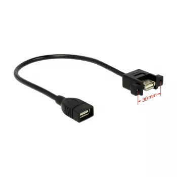 USB laidas DeLOCK 0,25 m 2x USB 2.0-A