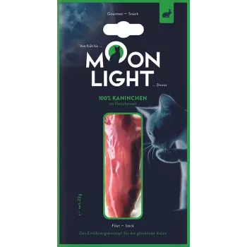 Šlapias skanėstas katėms MOONLIGHT Dinner Rabbit Fillet 22 g pakelis – triušio skonis, suaugusioms katėms