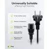 Goobay IEC laidas 5 m juodas Kištukas F tipas IEC C13 H05VV-F3G
