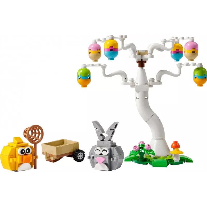 LEGO Blocks 40808 Velykų zuikis ir viščiukas kiaušinių medžioklė