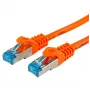 Wentronic Goobay CAT 5e Patch kabelis, SF/UTP, oranžinis, 0,25 m - CCA vario mišinys (95209)