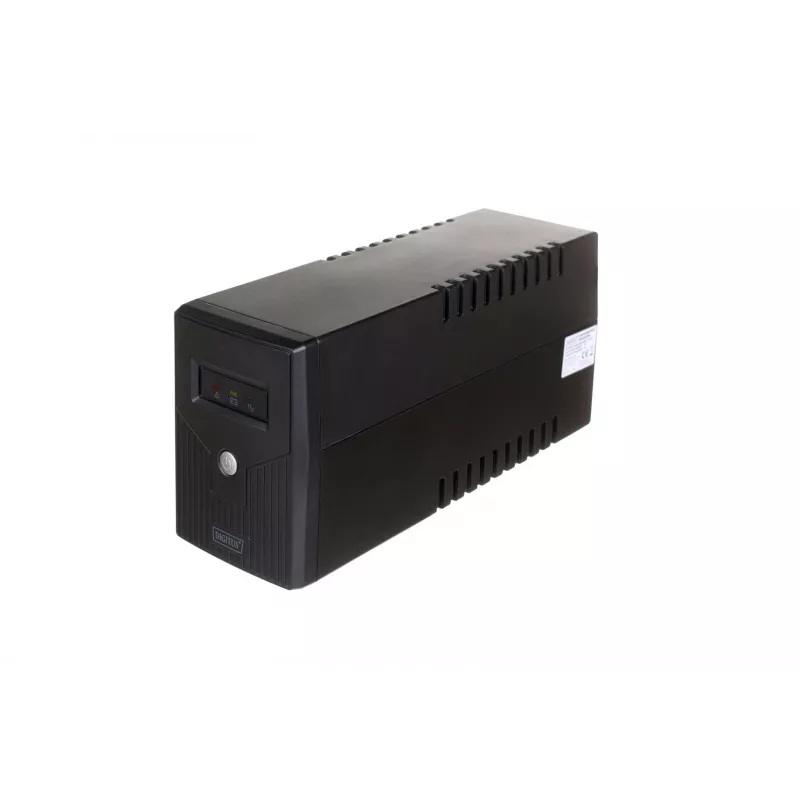 Nepertraukiamo maitinimo šaltinis DIGITUS Line-Interactive DN-170064-B 800 VA (480 W), AVR, LCD, bokštas, 2 AC lizdai, F tipas