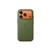 Dėklas Apple iPhone 17 Pro TechWoven su MagSafe, žalias