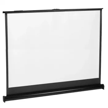 Projekcinis ekranas MACLEAN MC-961 45 colių (4:3) laisvai pastatomas, baltas metalinis, matoma dalis 96×77 cm