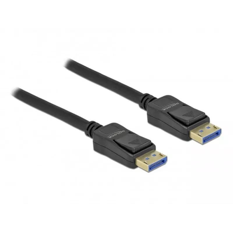 Delock DisplayPort kabelis - DisplayPort (vyriškas) į DisplayPort (vyriškas) - DisplayPort 2.0 - 1,0 m - Palaiko 10K 60 Hz (10 240 x 4320) - Juodas (80261)
