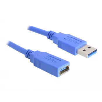 Prailginimo USB laidas DeLOCK USB 3.0-A M/F 1 m