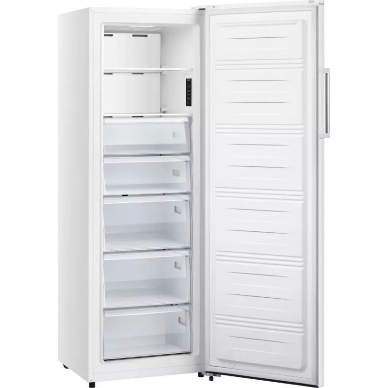 Šaldiklis vertikalus Gorenje FN617EEW5 — 240 L, No Frost, 172 cm, baltas, ekranas, E energijos klasė