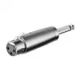 Wentronic Goobay adapteris XLR – kištukinis lizdas (3 kontaktai) > 6,35 mm kištukas (2 kontaktai, mono) (27451)