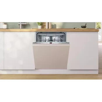 Bosch indaplovė SMV46KX12E | Įmontuojama | 60 cm | 13 komplektų | 6 programų | E energijos klasė | AquaStop | Balta