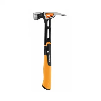 Fiskars 1020214 plaktukas – nagų plaktukas juoda, metalinė, oranžinė