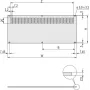 SCHROFF galinis skydelis 4U 84HP perforuotas - stovo aksesuaras (30849030)