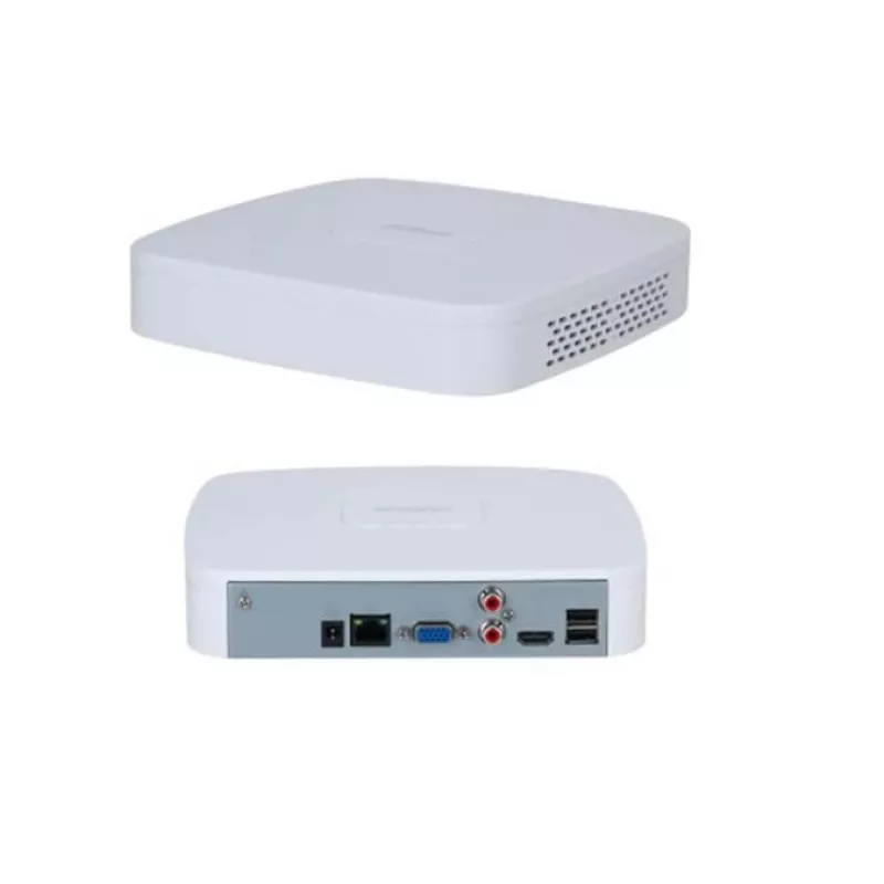 Tinklinis vaizdo registratorius DAHUA NVR2104-S3 4 kanalų, 1U, SATA HDD iki 16 TB, 1080p/720p, 12V/1.5A, Baltas