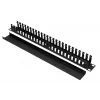 Kabelių tvarkymo panelė Extralink CABLE MANAGER WITH METAL COVER Juoda Metalinė 48,3 cm