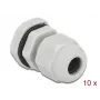 Kabelio įvadas DeLOCK 60193 Pilkas Plastikinis 10 vnt.