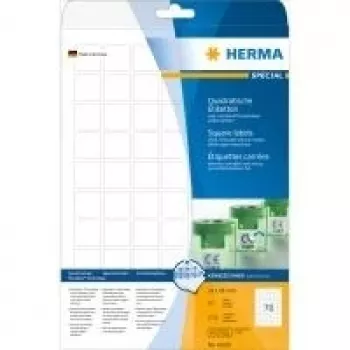 Lipnių etikečių rinkinys HERMA nuimamos etiketės A4 24x24 mm