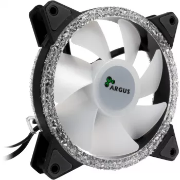 INTER-TECH RS-071 120 mm ARGB korpuso ventiliatorius – juodas