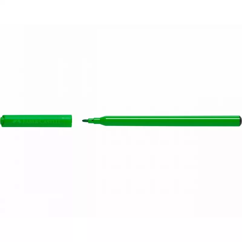 Flomasteriai Faber-Castell 554201 12 spalvų, smailusis antgalis, įvairiaspalviai
