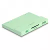 Kortelių skaitytuvas DeLOCK 91015 USB 3.2 Gen 1 Type-A/Type-C Mėtų