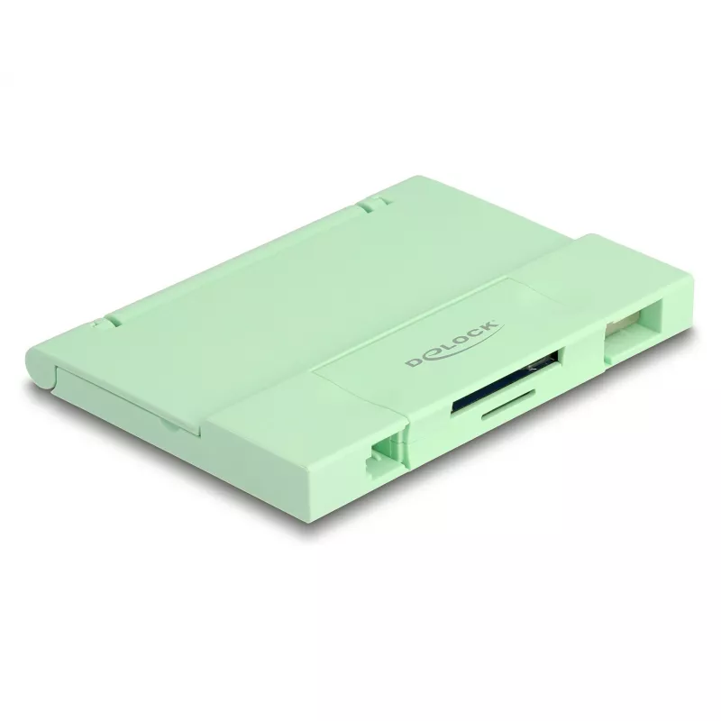 Kortelių skaitytuvas DeLOCK 91015 USB 3.2 Gen 1 Type-A/Type-C Mėtų