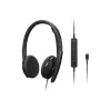 Lenovo 4XD1M45626 ausinės / headset laidinės, ant ausų, USB Type-C, juodos