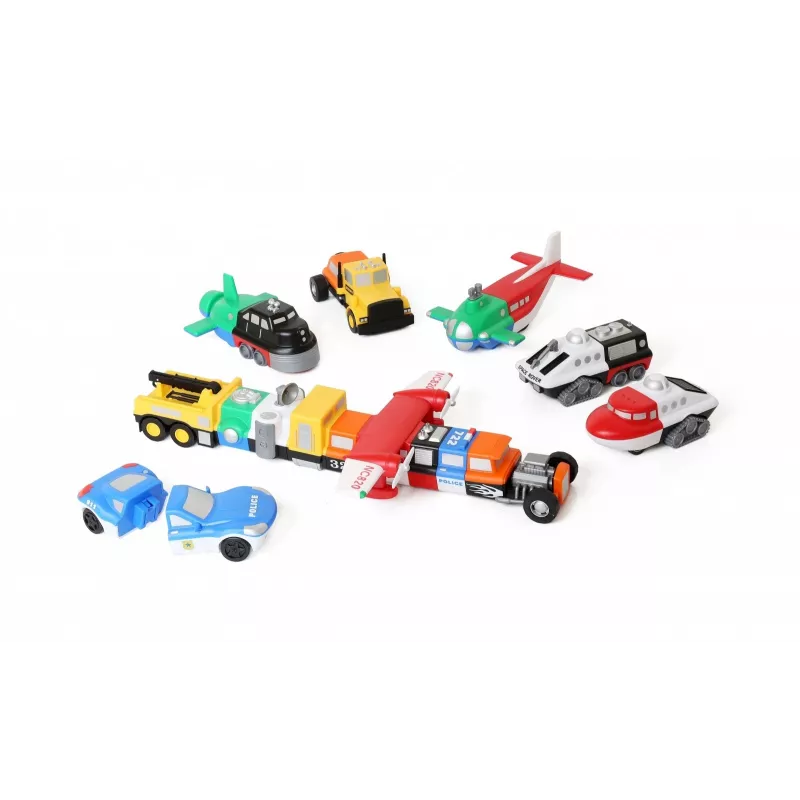 Transporto priemonių rinkinys Popular Playthings Magnetic Mix or Match