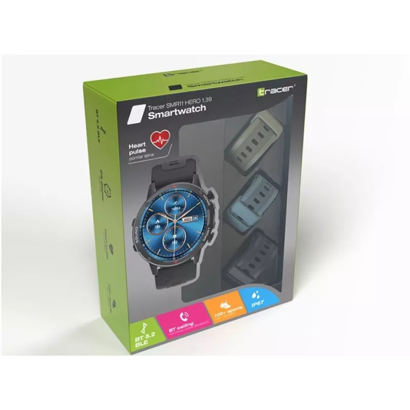 Išmanusis laikrodis TRACER SMR11 HERO 1.39