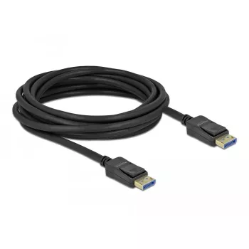 Delock DisplayPort kabelis DisplayPort (M) į DisplayPort (M) DisplayPort 2.0 3,0 m Palaiko 10K 60 Hz (10 240 × 4320) Juoda (80263)