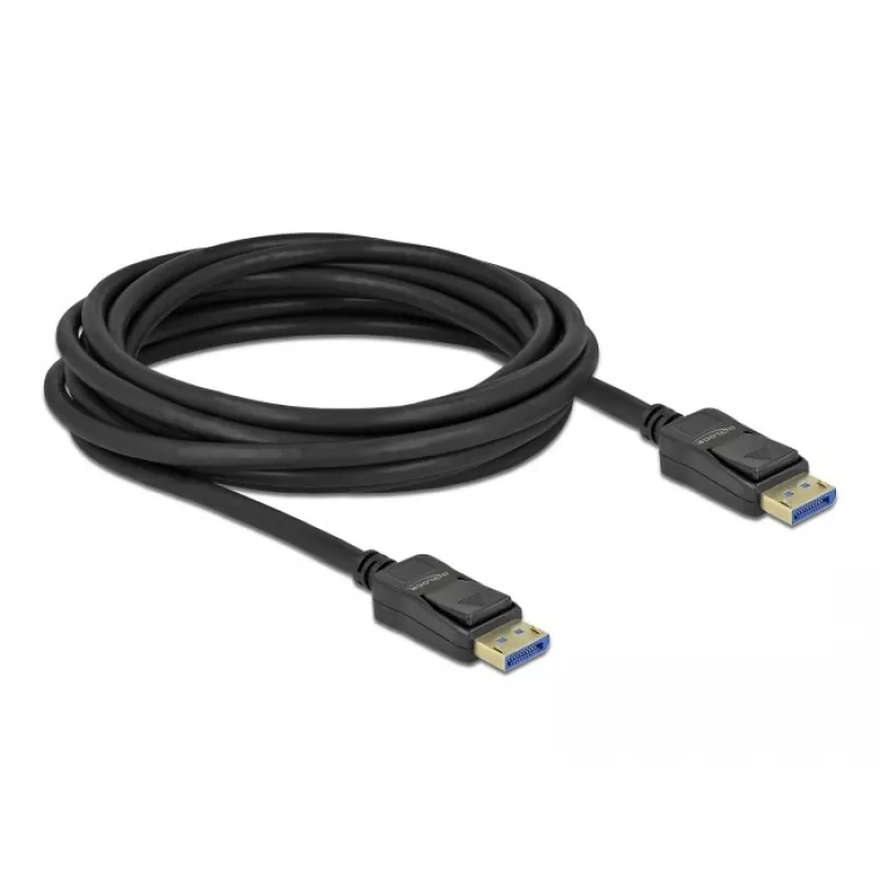 Delock DisplayPort kabelis DisplayPort (M) į DisplayPort (M) DisplayPort 2.0 3,0 m Palaiko 10K 60 Hz (10 240 × 4320) Juoda (80263)