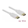 DisplayPort kabelis DeLOCK 84863 10 m Baltas
