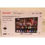 Sharp 43HR7265E 43 colių (108 cm) 4K UHD LED Smart TV su Google TV, Wi-Fi, HDMI/USB/RJ45 – Juoda – Pažeista pakuotė
