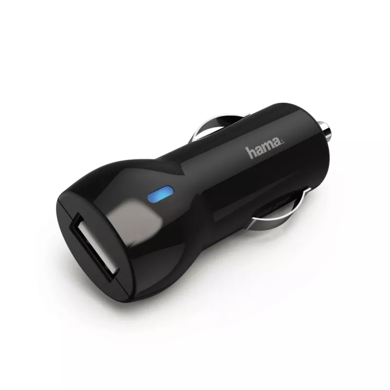 Automobilinis įkroviklis Hama 00183259, 12 W, USB 2.0, juodas