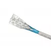 Tinklo kabelis Extralink vytos poros CAT6A FTP (F/FTP) V2 vidaus montavimui 500 m pilkas