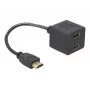 HDMI adapteris DeLOCK 65056 0,2 m vyriškas į 2x moteriški