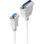 Serijinis kabelis ShiverPeaks BS78065-3 Pilka 3m DB-9 DB-25