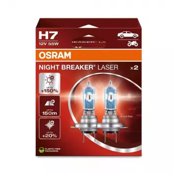 Osram Night Breaker Laser H7 12 V 55 W, 2 vnt.