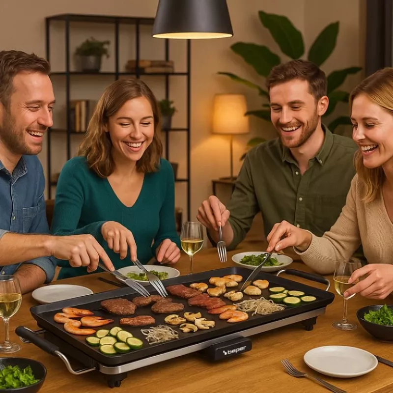 Beper P101BBQ070 elektrinis grilis su didele kepimo zona