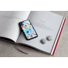 Apsauginis dėklas iKins iPhone XR — Juodas Poppin Rock dizainas