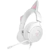 Ausinės Razer Kraken Kitty V3 X – žaidimų ausinės su RGB apšvietimu, lengvu dizainu, įmontuotu mikrofonu