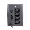 Nepertraukiamo maitinimo šaltinis ORVALDI I650 0,6 kVA (360 W) su LCD ekranu ir USB, 4x IEC išėjimai