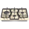 Gorenje GW6D42CLI kaitlentė Smėlio spalvos Įmontuojama 60 cm Dujinė 4 zonos