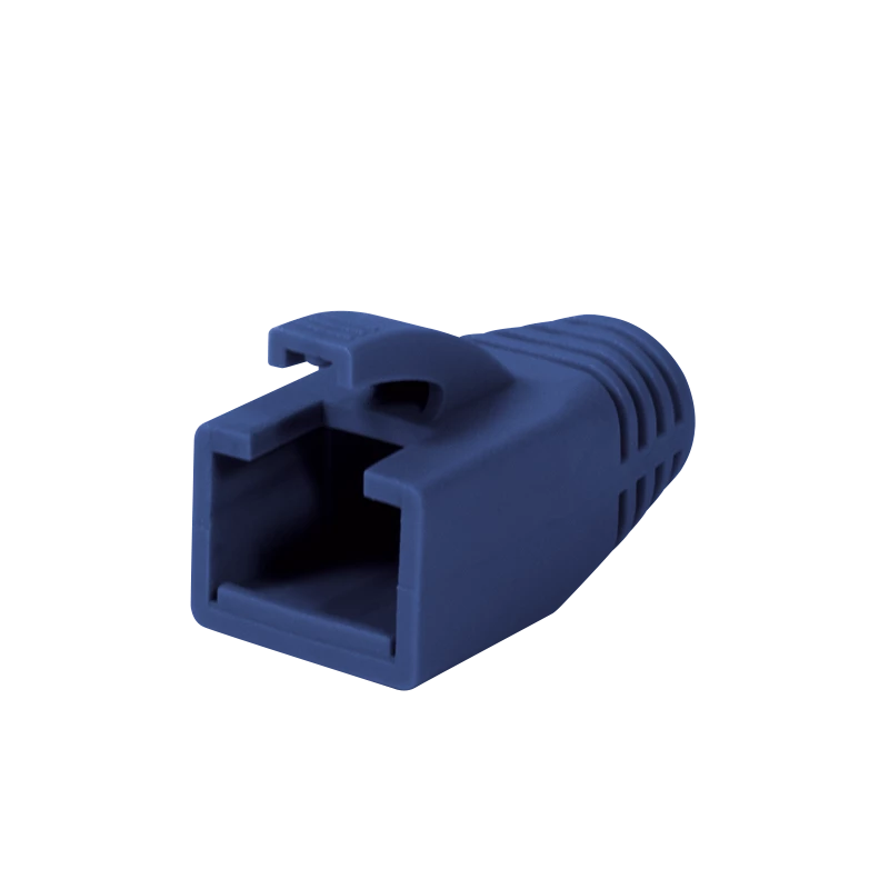 Logilink RJ45 kištuko įtempimo mažinimo gaubtas, 8,0 mm (50 vnt.) MP0035B mėlynas