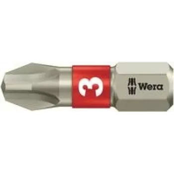 WERA 3851/1 TS PH 3 X 25 MM Phillips antgalis, nerūdijantis plienas, D 6.3, 1 vnt.